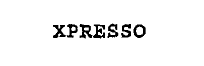 Trademark Logo XPRESSO