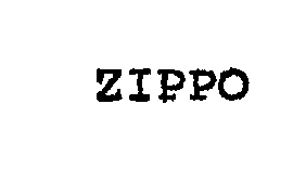 Trademark Logo ZIPPO