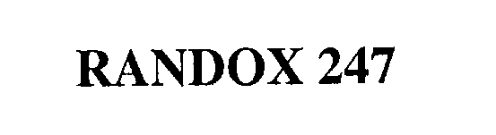 Trademark Logo RANDOX 247