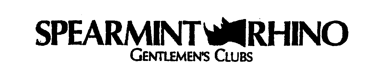 Trademark Logo SPEARMINT RHINO GENTLEMEN'S CLUBS