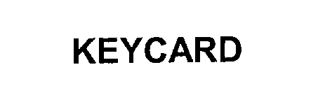 Trademark Logo KEYCARD