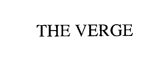Trademark Logo THE VERGE