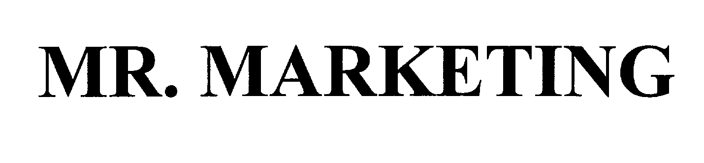 Trademark Logo MR. MARKETING