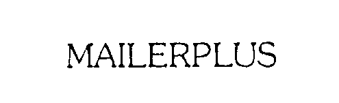 Trademark Logo MAILERPLUS