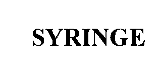 Trademark Logo SYRINGE