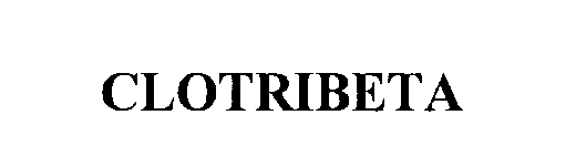 Trademark Logo CLOTRIBETA