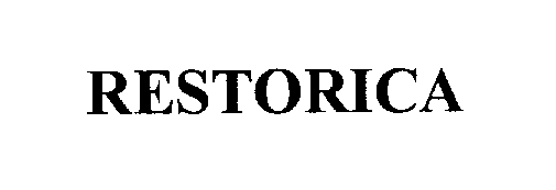 Trademark Logo RESTORICA