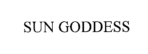 Trademark Logo SUN GODDESS