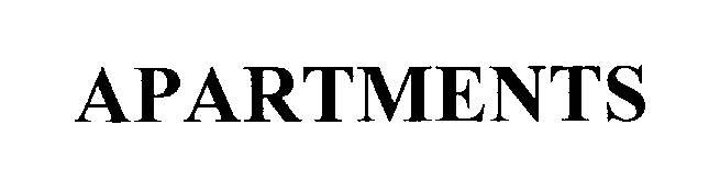 Trademark Logo APARTMENTS