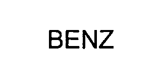Trademark Logo BENZ