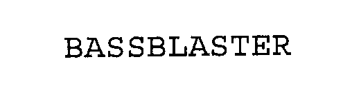 Trademark Logo BASSBLASTER