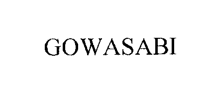 Trademark Logo GOWASABI