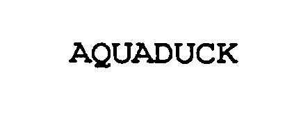 Trademark Logo AQUADUCK