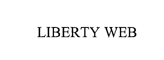 Trademark Logo LIBERTY WEB