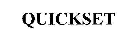 Trademark Logo QUICKSET