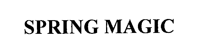 Trademark Logo SPRING MAGIC