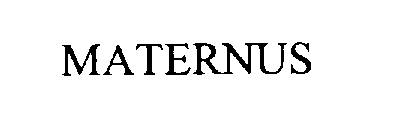 Trademark Logo MATERNUS