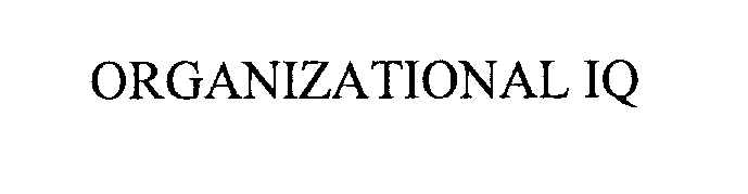 Trademark Logo ORGANIZATIONAL IQ