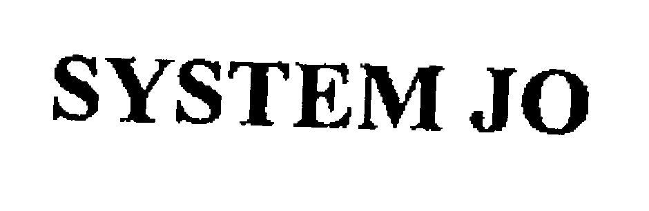 Trademark Logo SYSTEM JO