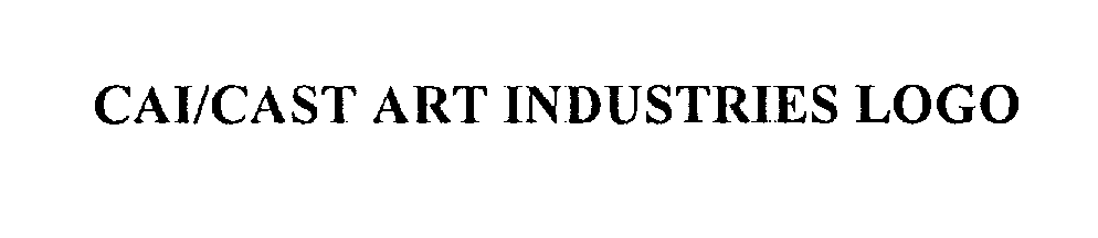  CAI/CAST ART INDUSTRIES LOGO