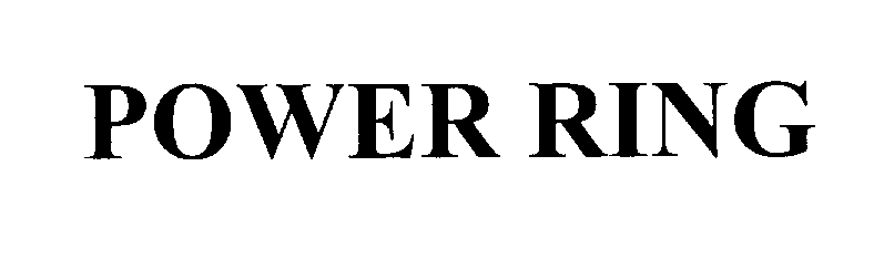 Trademark Logo POWER RING