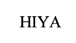 Trademark Logo HIYA
