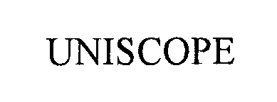 Trademark Logo UNISCOPE