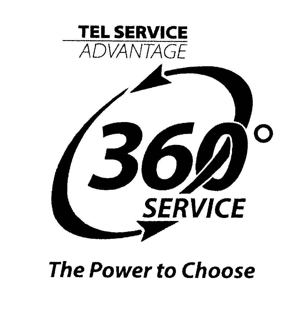  TEL SERVICE ADVANTAGE 360° SERVICE THE POWER TO CHOOSE