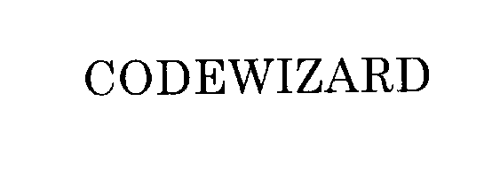 Trademark Logo CODEWIZARD