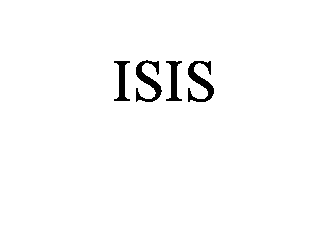 Trademark Logo ISIS