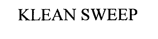 Trademark Logo KLEAN SWEEP
