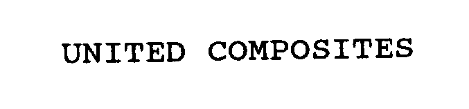 Trademark Logo UNITED COMPOSITES