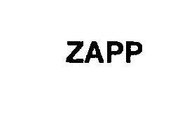 Trademark Logo ZAPP