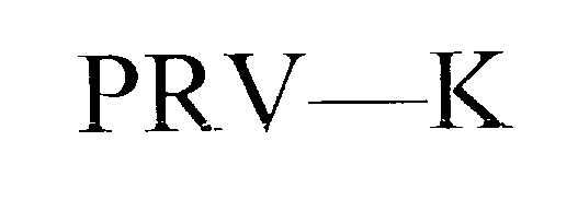 Trademark Logo PRV-K