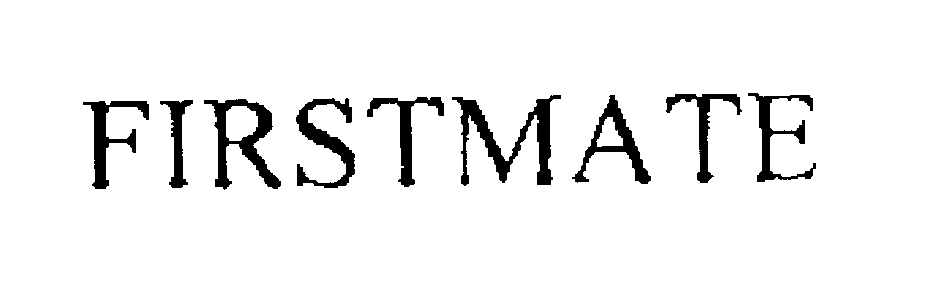 Trademark Logo FIRSTMATE