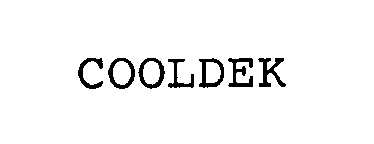 Trademark Logo COOLDEK