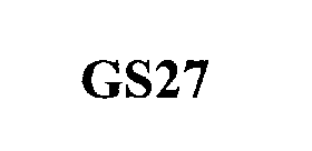 Trademark Logo GS27