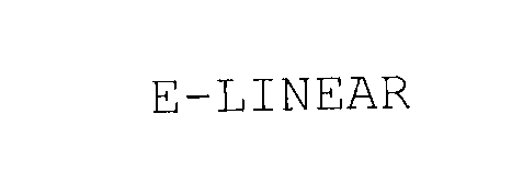  E-LINEAR