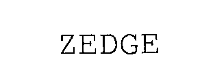 Trademark Logo ZEDGE