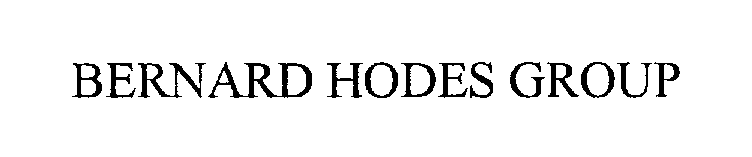 Trademark Logo BERNARD HODES GROUP