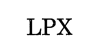 Trademark Logo LPX