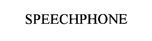 Trademark Logo SPEECHPHONE