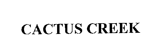  CACTUS CREEK