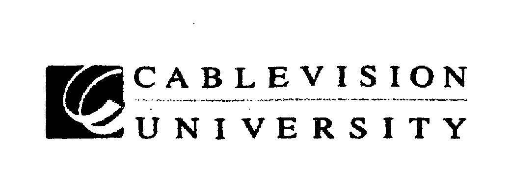 Trademark Logo CABLEVISION UNIVERSITY