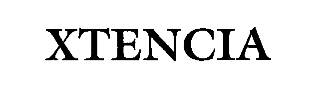 Trademark Logo XTENCIA