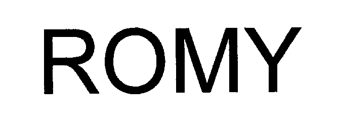Trademark Logo ROMY