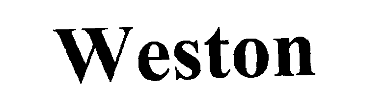Trademark Logo WESTON