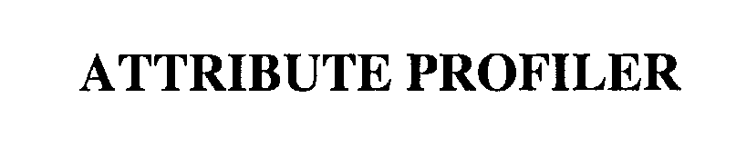 Trademark Logo ATTRIBUTE PROFILER