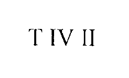 Trademark Logo T IV II