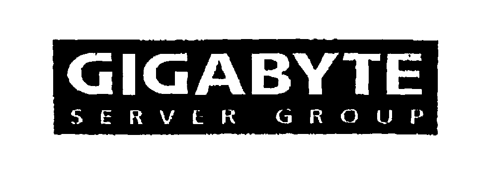 Trademark Logo GIGABYTE SERVER GROUP